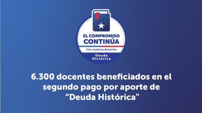 Profesores de la Región de Magallanes recibiendo el pago de la deuda histórica docente